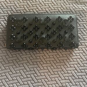 Christian Louboutin Panettone Leather Studded Wallet